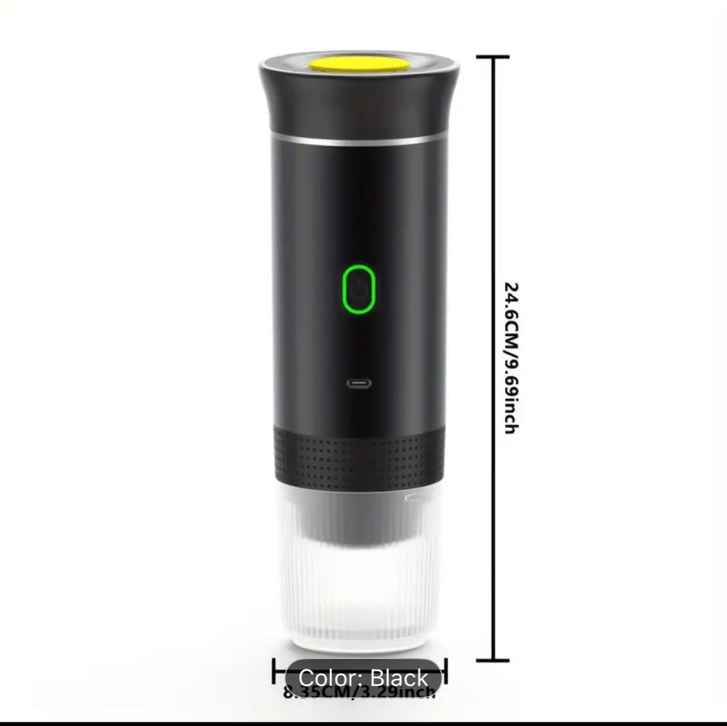 Wireless Portable Coffee Maker Espresso Coffee Maker for Car Home Camping Coffee Maker 3-In-1 Capsule Powder Travel Coffee Maker
